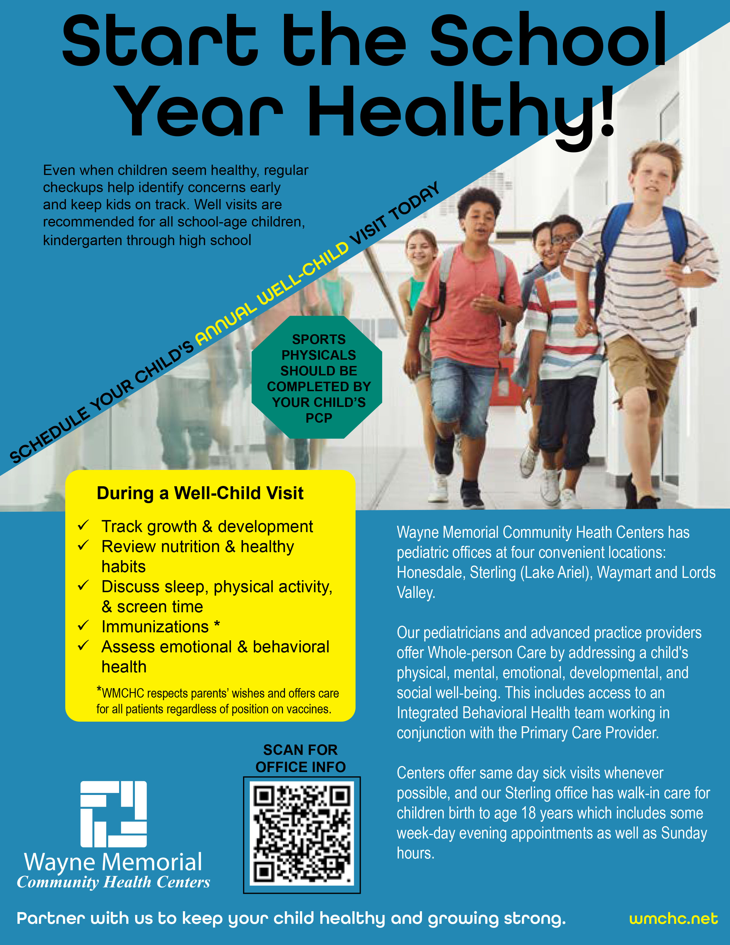 Well Child Visit Flyer September 2026