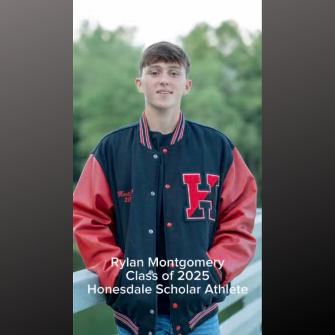 Congratulations to Honesdale High School senior Rylan Montgomery